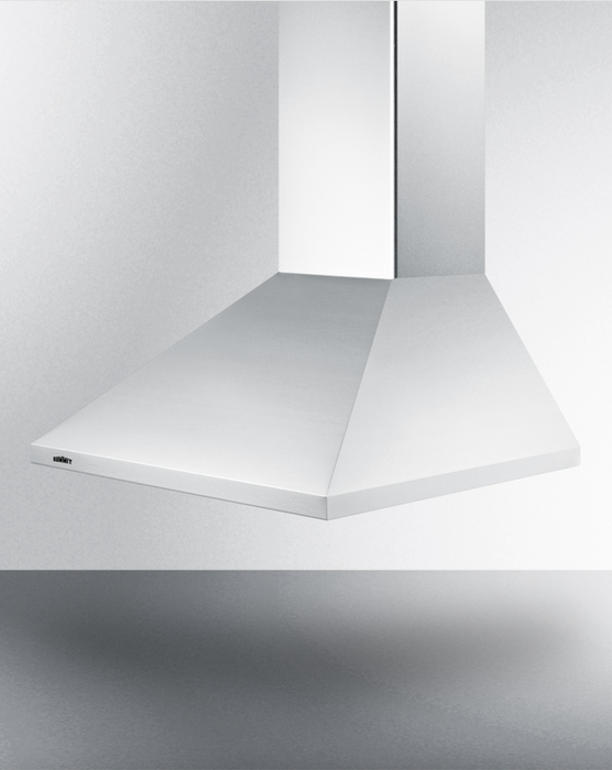 Summit 36" Wide Wall-Mounted Range Hood, ADA-Compliant Summit Appliance