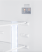 Summit Appliance 28" Wide Bottom Freezer Refrigerator With Steel Handles - Stainless Steel Summit Appliance