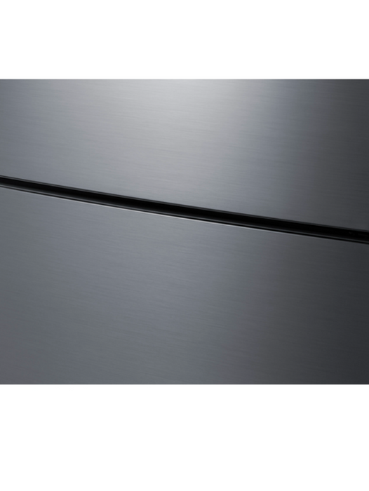 Summit Appliance 28" Wide Bottom Freezer Refrigerator With Steel Handles - Stainless Steel Summit Appliance