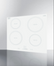 Summit 24" Wide 208-240V 5-Zone Induction Cooktop Summit Appliance