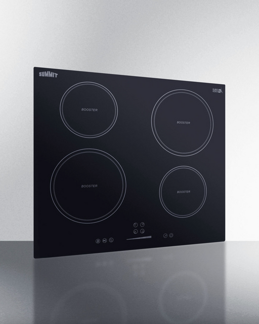 Summit 24" Wide 208-240V 5-Zone Induction Cooktop Black Summit Appliance