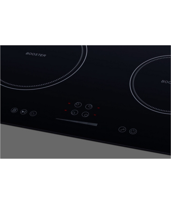 Summit 24" Wide 208-240V 5-Zone Induction Cooktop Black Summit Appliance