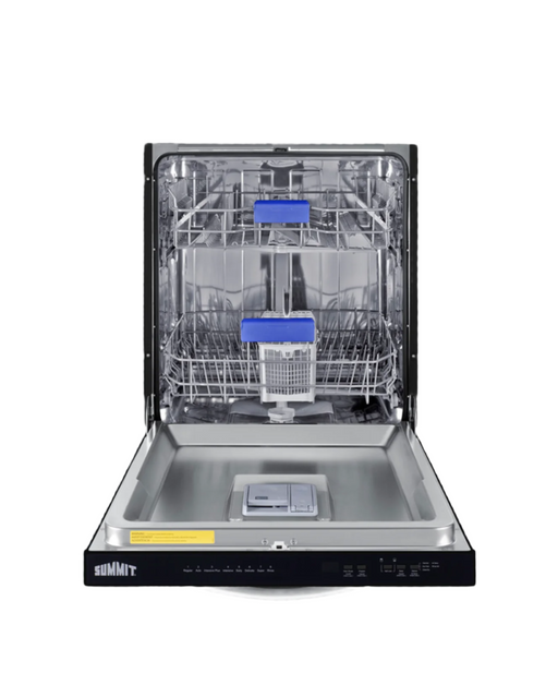 Summit 24" Wide Built-In Dishwasher, ADA Compliant, Black Summit Appliance