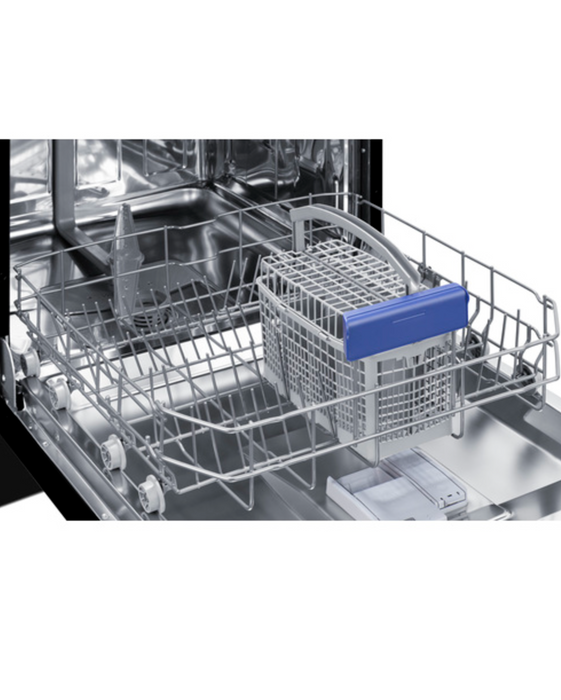 Summit 24" Wide Built-In Dishwasher, ADA Compliant, Black Summit Appliance