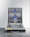 Summit 24" Wide Built-In Dishwasher, ADA Compliant, Stainless Steel Summit Appliance