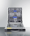Summit 24" Wide Built-In Dishwasher, ADA Compliant, White Summit Appliance