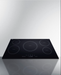 Summit 36" Wide 208-240V 5-Zone Induction Cooktop Black Summit Appliance