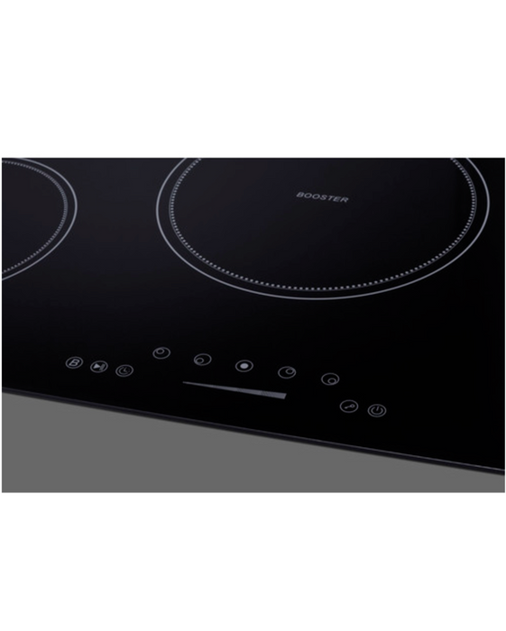 Summit 36" Wide 208-240V 5-Zone Induction Cooktop Black Summit Appliance