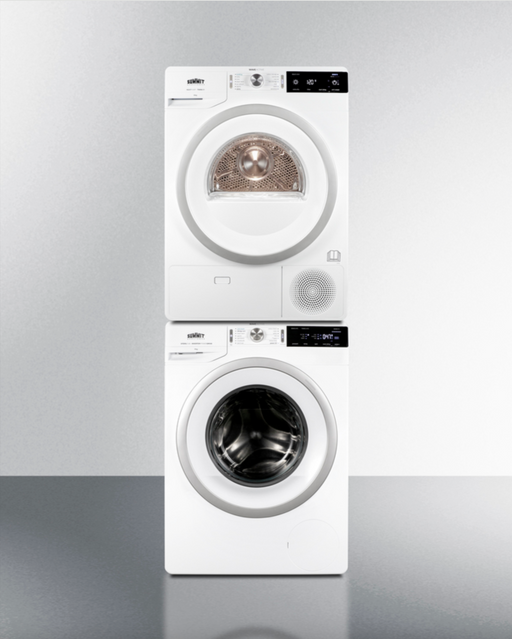 Summit Washer/Heat Pump Dryer Combination Stainless Steel Summit Appliance