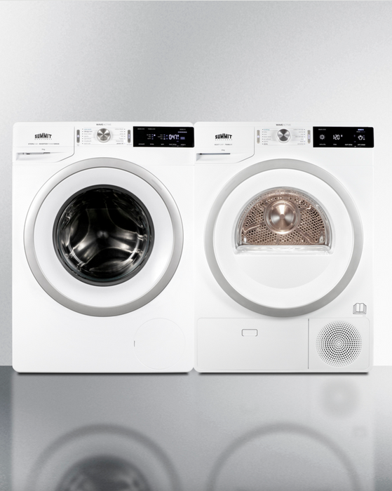 Summit Washer/Heat Pump Dryer Combination Stainless Steel Summit Appliance
