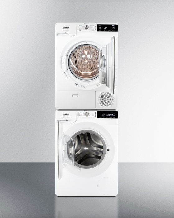 Summit Washer/Heat Pump Dryer Combination Stainless Steel Summit Appliance