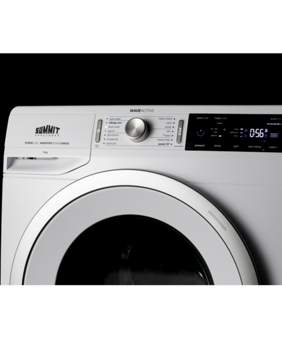 Summit Washer/Heat Pump Dryer Combination Stainless Steel Summit Appliance