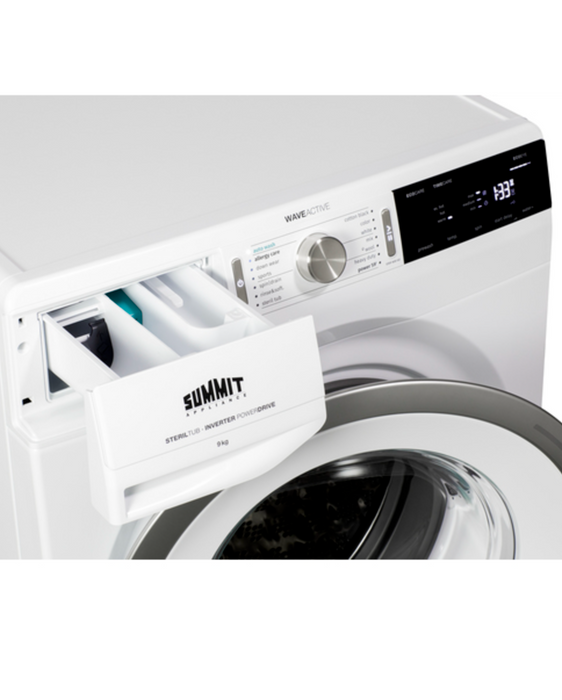 Summit Washer/Heat Pump Dryer Combination Stainless Steel Summit Appliance