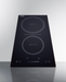 Summit 12" Wide 115V 2-Zone Induction Cooktop, Cord Included Summit Appliance