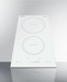 Summit 12" Wide 208-240V 5-Zone Induction Cooktop Summit Appliance