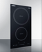 Summit 12" Wide 208-240V 5-Zone Induction Cooktop Black Summit Appliance