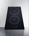Summit 12" Wide 208-240V 5-Zone Induction Cooktop Black Summit Appliance