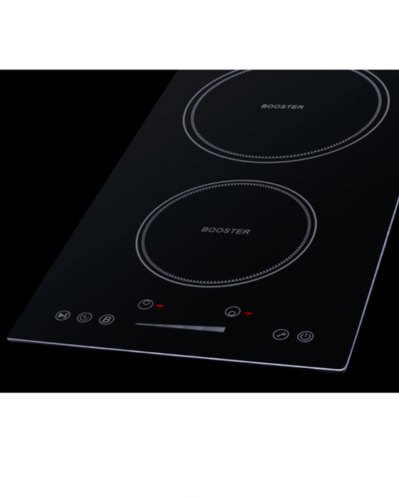 Summit 12" Wide 208-240V 5-Zone Induction Cooktop Black Summit Appliance