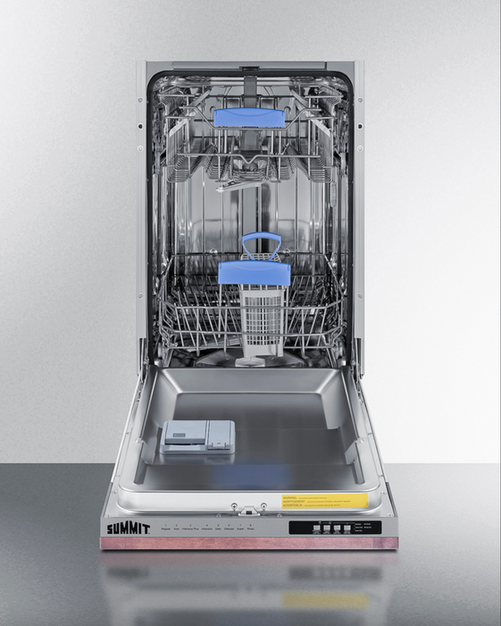 Summit 18" Wide Built-In Dishwasher, ADA Compliant (Panel Not Included) Summit Appliance