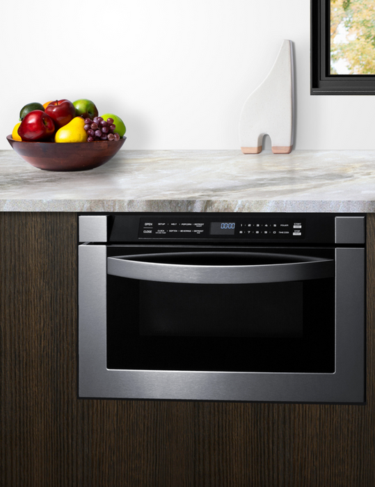 Summit 24" Wide Built-In Drawer Microwave Summit Appliance