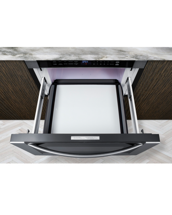 Summit 24" Wide Built-In Drawer Microwave Summit Appliance