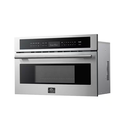 Oliena Espresso White 30 Inch 1750 Watt Compact Oven & 1000 Watt Microwave, 1.6 cu. ft. FORNO