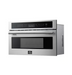 Oliena Espresso White 30 Inch 1750 Watt Compact Oven & 1000 Watt Microwave, 1.6 cu. ft. FORNO