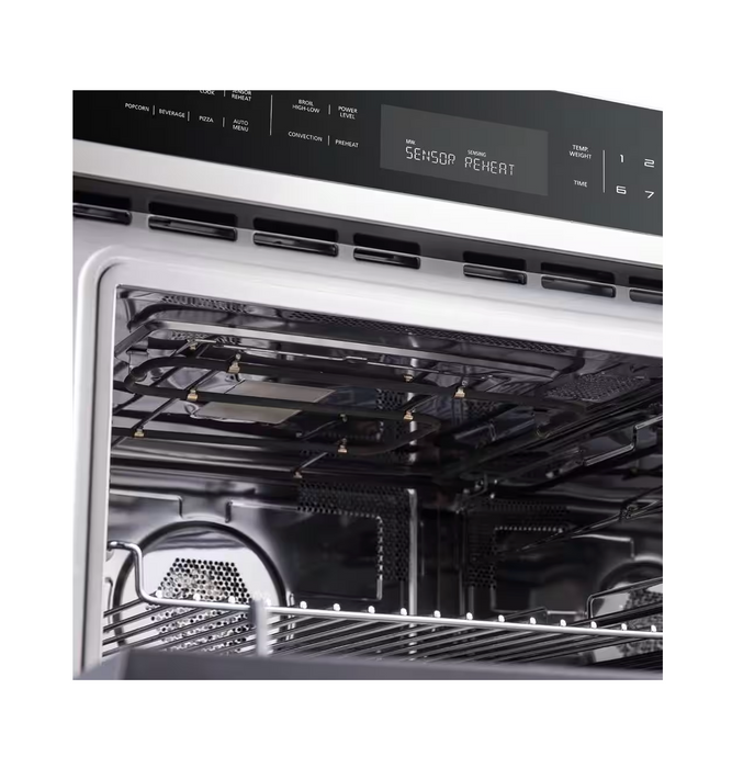 Oliena Espresso White 30 Inch 1750 Watt Compact Oven & 1000 Watt Microwave, 1.6 cu. ft. FORNO