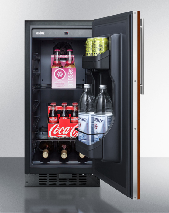 Summit 15" Wide Built-In All-Refrigerator, ADA Compliant (Panel Not Included) Summit Appliance