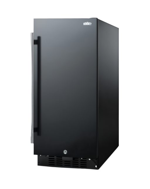 Summit 15" Wide Built-In All-Refrigerator, ADA Compliant Black Summit Appliance