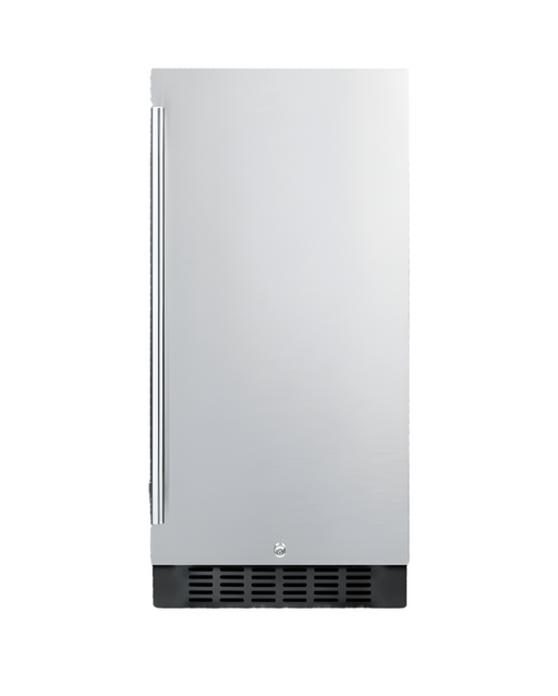 Summit 15" Wide Built-In All-Refrigerator, ADA Compliant Stainless Steel Summit Appliance