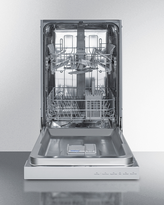 Summit 18" Wide Built-In Dishwasher, ADA Compliant Summit Appliance