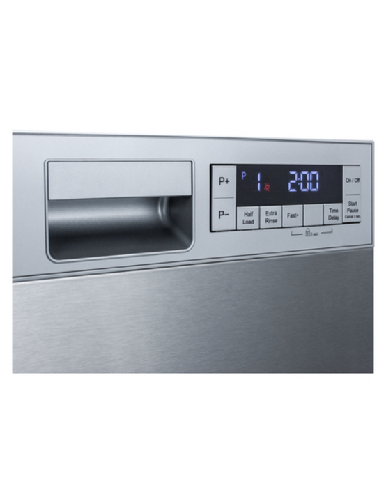 Summit 18" Wide Built-In Dishwasher Summit Appliance