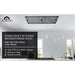 Forno Arezzo 44" Ceiling Range Hood with Heat, Odor, and Steam Capture FORNO