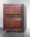 Summit 24" Wide 2-Drawer All-Refrigerator, ADA Compliant Summit Appliance