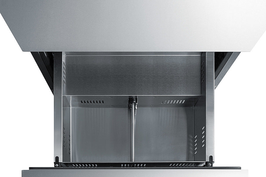Summit 24" Wide 2-Drawer All-Freezer, ADA Compliant Summit Appliance