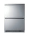 Summit 24" Wide 2-Drawer All-Refrigerator, ADA Compliant Summit Appliance