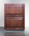 Summit 24" Wide 2-Drawer All-Freezer, ADA Compliant Summit Appliance