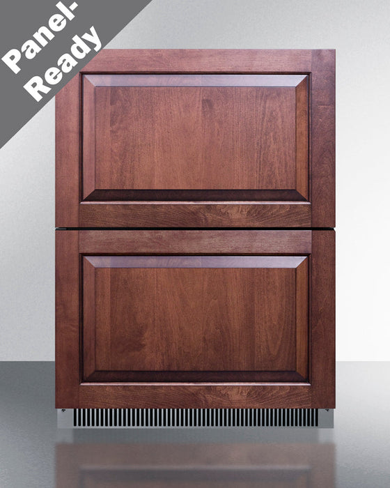 Summit 24" Wide 2-Drawer All-Refrigerator, ADA Compliant Summit Appliance