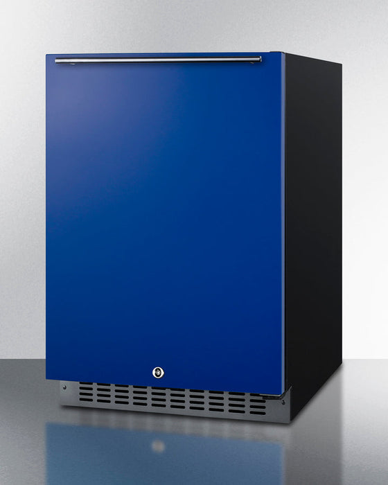 Summit 24" Wide Built-In All-Refrigerator, ADA Compliant (Blue) Summit Appliance