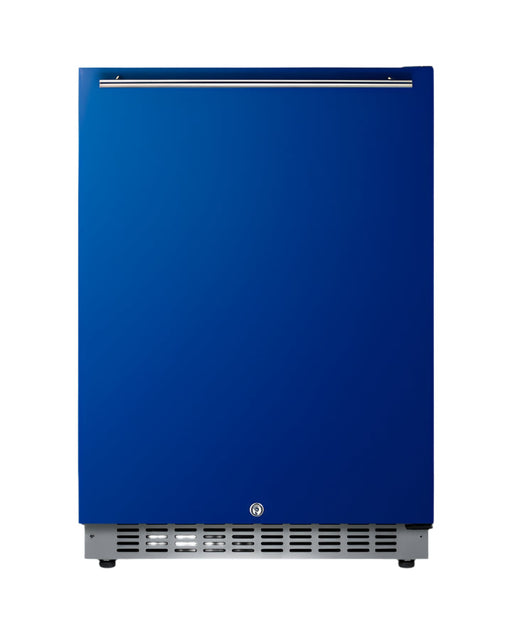 Summit 24" Wide Built-In All-Refrigerator, ADA Compliant (Blue) Summit Appliance