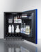 Summit 24" Wide Built-In All-Refrigerator, ADA Compliant (Blue) Summit Appliance