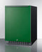 Summit 24" Wide Built-In All-Refrigerator, ADA Compliant (Green) Summit Appliance