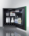 Summit 24" Wide Built-In All-Refrigerator, ADA Compliant (Green) Summit Appliance