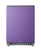 Summit 24" Wide Built-In All-Refrigerator, ADA Compliant (Right Hand Door Swing) - Purple Summit Appliance