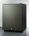 Summit 24" Wide Built-In All-Refrigerator, ADA Compliant - Left Hand Door Swing (Black Stainless Steel) Summit Appliance