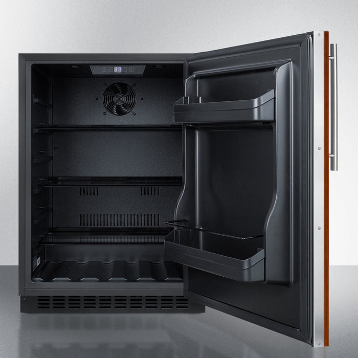Summit 24" Wide Built-In All-Refrigerator, ADA Compliant (Panel Not Included) Summit Appliance