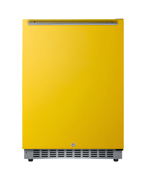 Summit 24" Wide Built-In All-Refrigerator, ADA Compliant (Yellow) Summit Appliance
