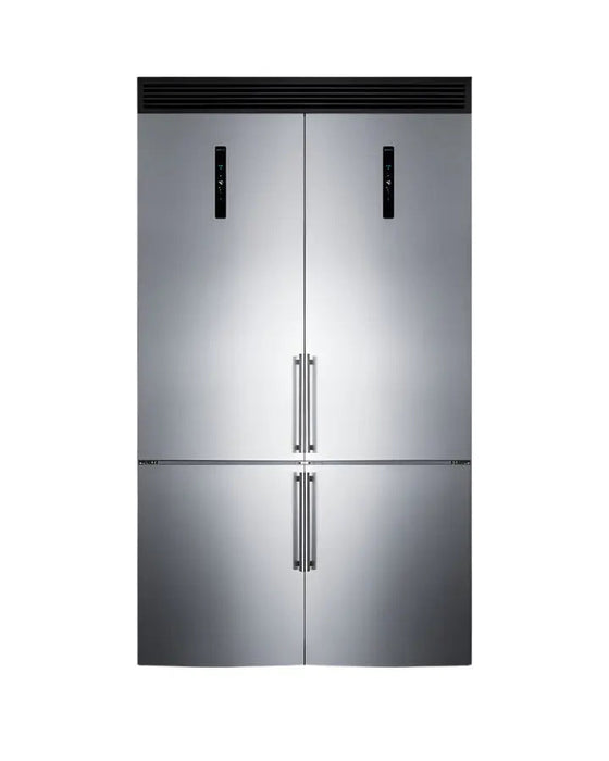 Summit 48" Wide Bottom Freezer Refrigerator Set