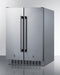 Summit 24" Wide Built-In Refrigerator-Freezer - stainless steel Summit Appliance